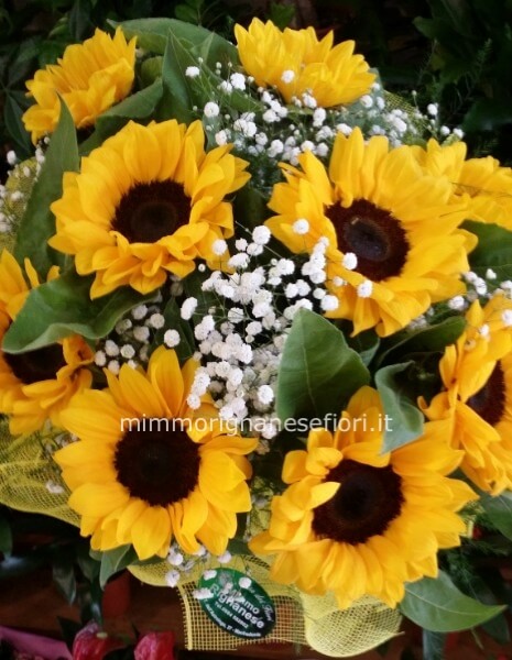 Bouquet di girasoli
